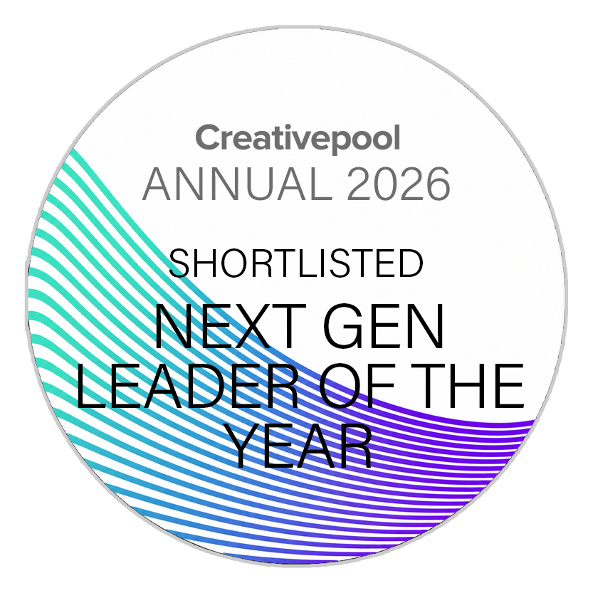Creativepool Annual 2026 Next Gen Leader Shortlisted